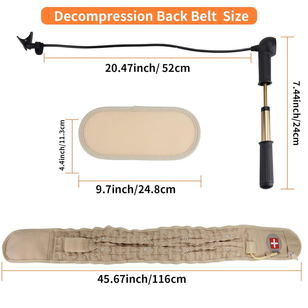 Waist Air Traction Brace Belt – Lumbar Support & Back Pain Relief