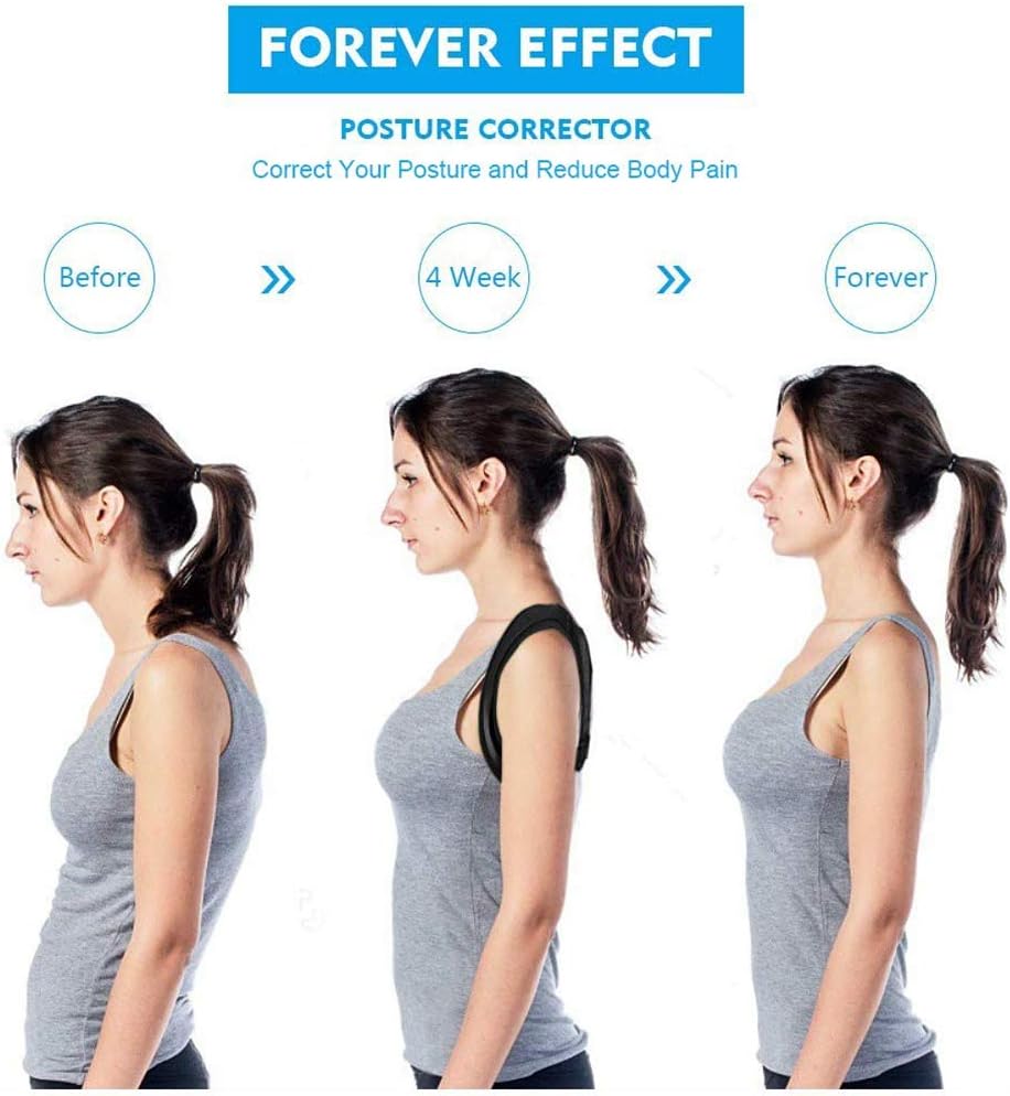 Adjustable Back & Shoulder Posture Corrector Brace – Comfortable Clavicle Support