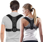 Adjustable Back & Shoulder Posture Corrector Brace – Comfortable Clavicle Support