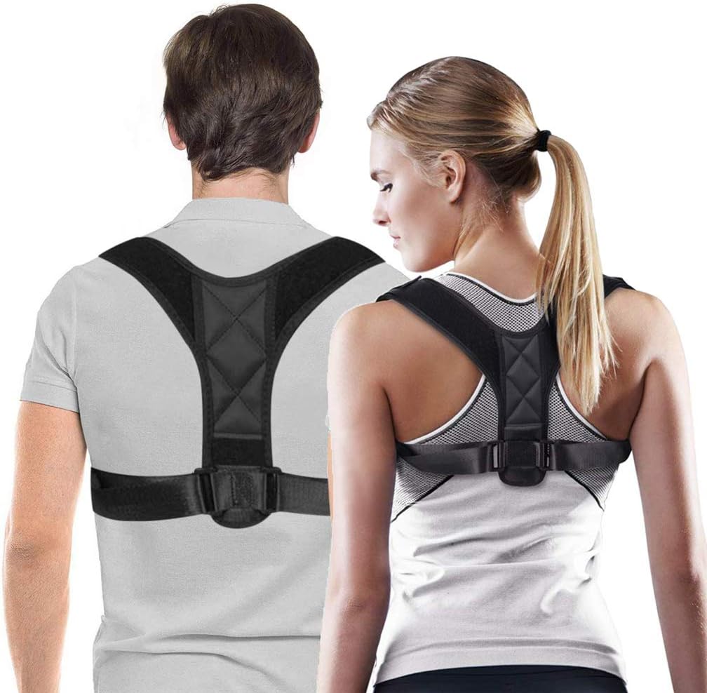 Adjustable Back & Shoulder Posture Corrector Brace – Comfortable Clavicle Support