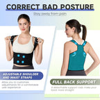 Adjustable Back Posture Corrector Belt – Shoulder & Upper Back Support