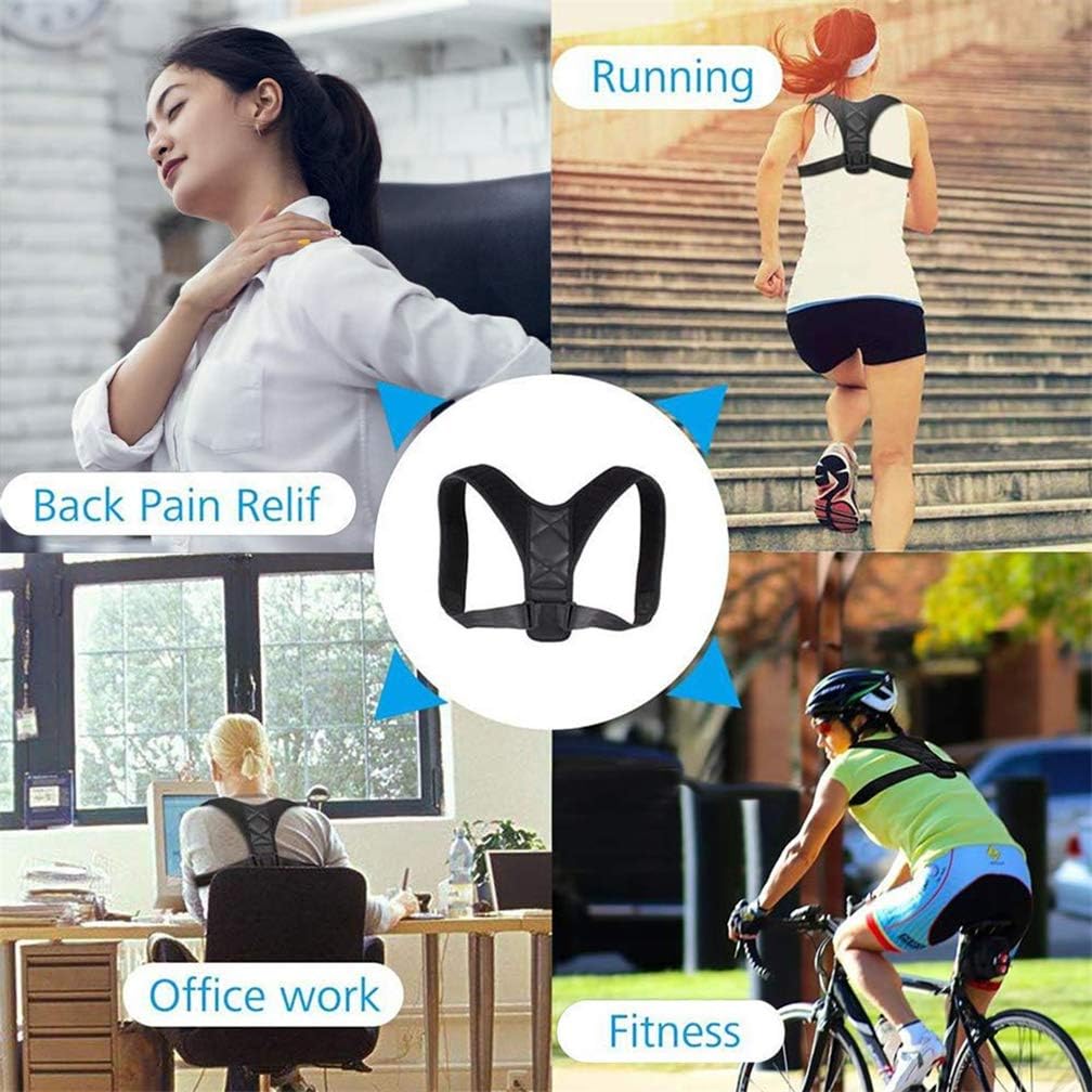 Adjustable Back & Shoulder Posture Corrector Brace – Comfortable Clavicle Support