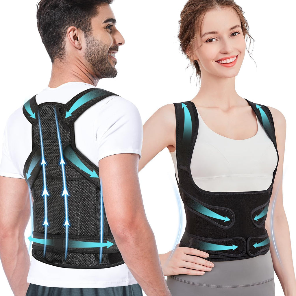 Adjustable Back Posture Corrector Belt – Shoulder & Upper Back Support