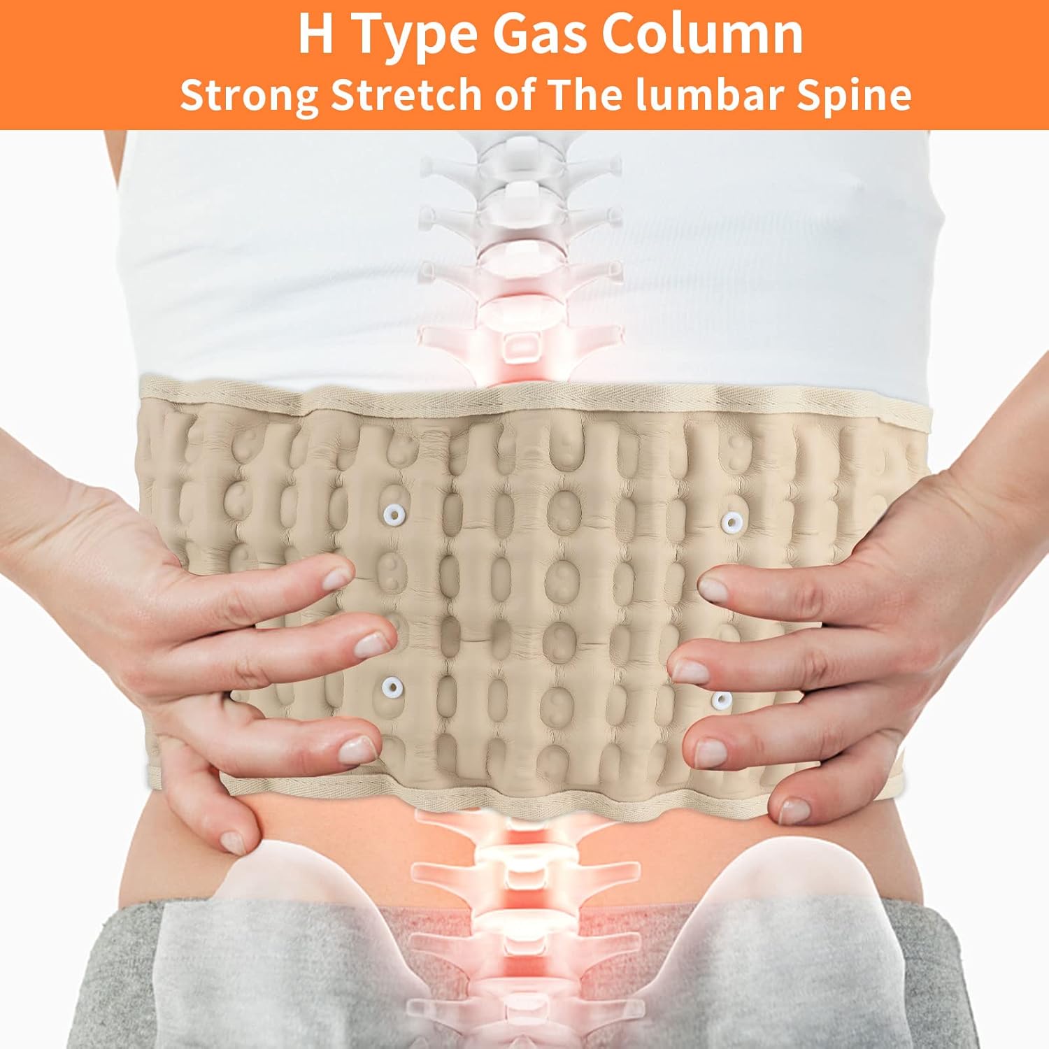 Waist Air Traction Brace Belt – Lumbar Support & Back Pain Relief