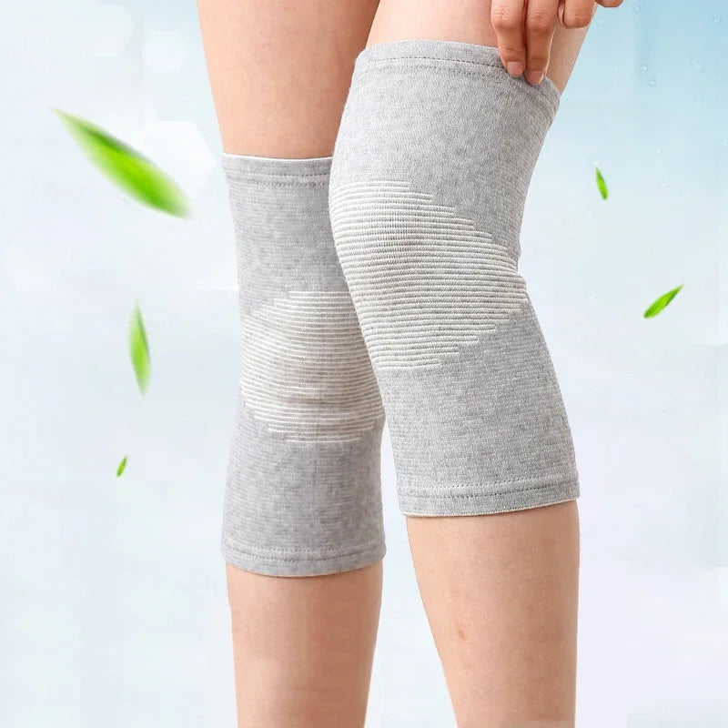 1 Pcs Knee Pads Support Protector COYOCO Leg Arthritis Injury Gym Knee Sleeve Elasticated Bandage Charcoal Knitted Warm Kneepads